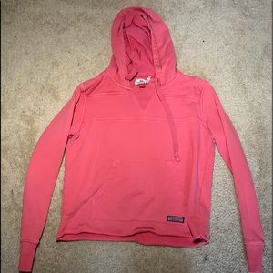 Vineyard vines cropped pink sweatshirt